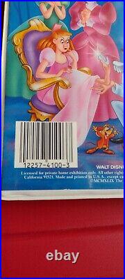Walt Disney's Cinderella Black Diamond Classic VHS, 1988 RARE 410