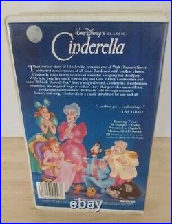 Walt Disney's Cinderella Black Diamond Edition The Classics (VHS Tape, 1988)