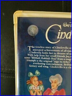 Walt Disney's Cinderella Black Diamond-The Classics VHS Tape 410 with Hologram