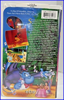 Walt Disney's Classic Aladdin Black Diamond The Classics (VHS, 1993)