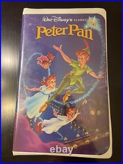 Walt Disney's Classic Black Diamond Peter Pan VHS RARE