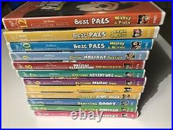 Walt Disney's Classic Cartoon Favorites Volumes 1-12 DVD Lot