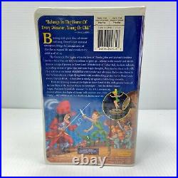 Walt Disney's Classic Fully Restored Limited 45 Edition Peter Pan VHS Tape THX