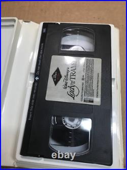Walt Disney's Lady and the Tramp Black Diamond VHS The Classics Edition Red Sig