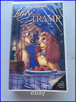 Walt Disney's Lady and the Tramp The Classics 1987 Black Diamond VHS Clam Shell