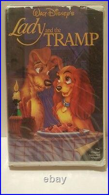 Walt Disney's Lady and the Tramp (VHS, Black Diamond) withRed Signature Classics