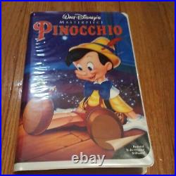 Walt Disney's Pinocchio Black Diamond Classic VHS Rare