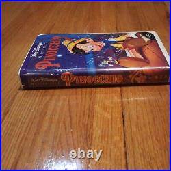 Walt Disney's Pinocchio Black Diamond Classic VHS Rare