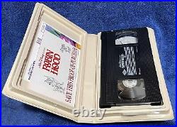 Walt Disney's ROBIN HOOD VHS-1189 video tape BLACK DIAMOND CLASSICS + 4 Ephemera