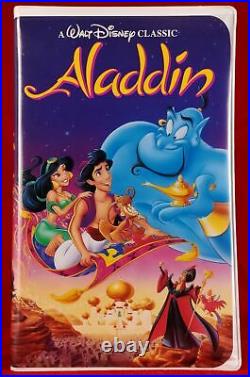 Walt Disney's The Classics Collection Aladdin Black Diamond (VHS, 1993) #1662