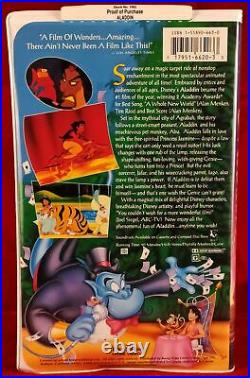 Walt Disney's The Classics Collection Aladdin Black Diamond (VHS, 1993) #1662