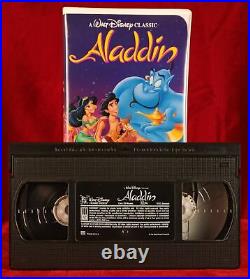 Walt Disney's The Classics Collection Aladdin Black Diamond (VHS, 1993) #1662