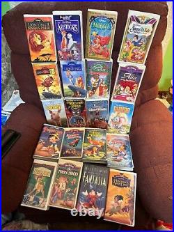 Walt disney classics collection vhs tapes