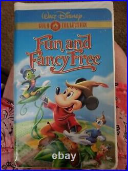 Walt disney gold classic collection vhs Fun And Fancy Free