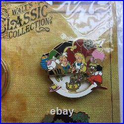 Walt's Classic Collection Alice in Wonderland 4 Pin Set Disney Pin 79457