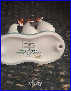 Wdcc Disney Anything For You, Mary Poppins Penguins Waiter Trio Box & Coa