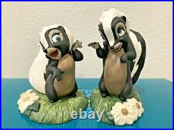 Wdcc Disney Flower & Miss Skunk Knocked For A Loop Walking On Air Box Coa