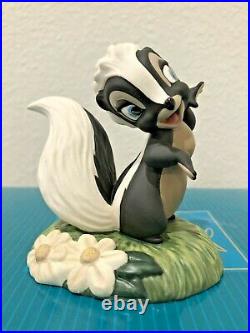 Wdcc Disney Flower & Miss Skunk Knocked For A Loop Walking On Air Box Coa