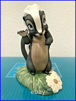 Wdcc Disney Flower & Miss Skunk Knocked For A Loop Walking On Air Box Coa