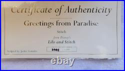 Wdcc Disney Lilo And Stitch Greetings From Paradise Stitch Figurine Box Coa