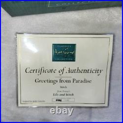 Wdcc Disney Lilo And Stitch Greetings From Paradise Stitch Figurine Box Coa