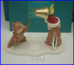 Wdcc Disney Little Mischief Makers Chip N Dale And Santa Candle Figurines Mib