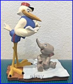 Wdcc Disney Messenger Stork And Dumbo Bundle Of Joy Figure Figurine Box Coa