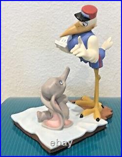 Wdcc Disney Messenger Stork And Dumbo Bundle Of Joy Figure Figurine Box Coa