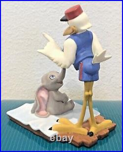 Wdcc Disney Messenger Stork And Dumbo Bundle Of Joy Figure Figurine Box Coa