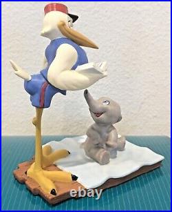 Wdcc Disney Messenger Stork And Dumbo Bundle Of Joy Figure Figurine Box Coa