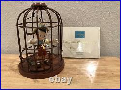 Wdcc Disney Pinocchio And Jiminy Cricket I'll Never Lie Again. Figurine Coa