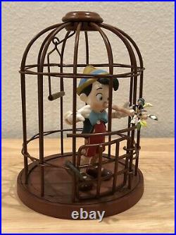 Wdcc Disney Pinocchio And Jiminy Cricket I'll Never Lie Again. Figurine Coa