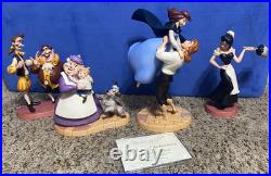 Wdcc Disney The Curse Is Broken Set Rare Beauty And The Beast with COA for Figures