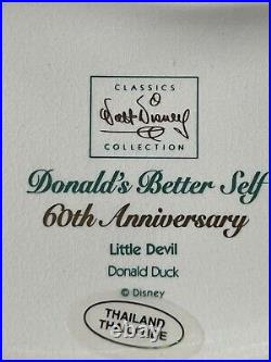 Wdcc Donald's Better Self Little Devil Donald Duck