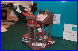 Wdcc Mickey's Christmas Carol Mickey Mouse As Bob Cratchit Earnest Employee