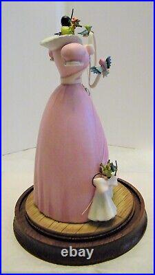 Wdcc Nle# 4323/5000, A Lovely Dress For Cinderelly+ Jaq Miniature + Dome/base