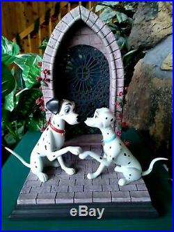 Wdcc Pongo, Perdita Wedding, Disney Figurine Going To Chapel From 101 Dalmations