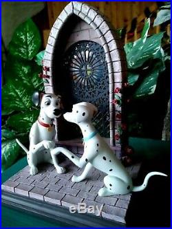 Wdcc Pongo, Perdita Wedding, Disney Figurine Going To Chapel From 101 Dalmations