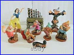 Wdcc Snow White And The Seven Dwarves Complete Set Walt Disney Dwarf