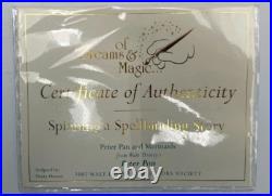 Wdcc Spinning A Spellbinding Story Peter Pan & Mermaids Coa & Box Only No Figure