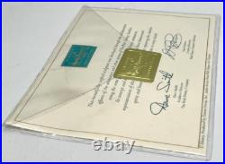 Wdcc Spinning A Spellbinding Story Peter Pan & Mermaids Coa & Box Only No Figure