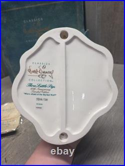 Wdcc Walt Disney Classics Collection Who's Afraid Of The Big Bad Wolf Figure