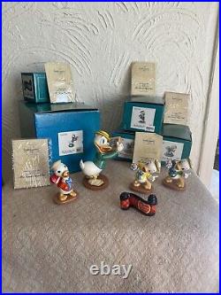 Wdcc walt disney classics collection Donald Duck with Huey, Duey, Louie & title