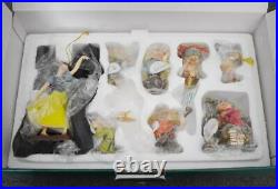 Wonderful Walt Disney Classics Ltd Ed Snow White Seven Dwarfs Ornament Set W Box