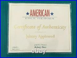 Wow Rare Wdcc Disney American Folk Heroes Johnny Appleseed Figurine Box Coa